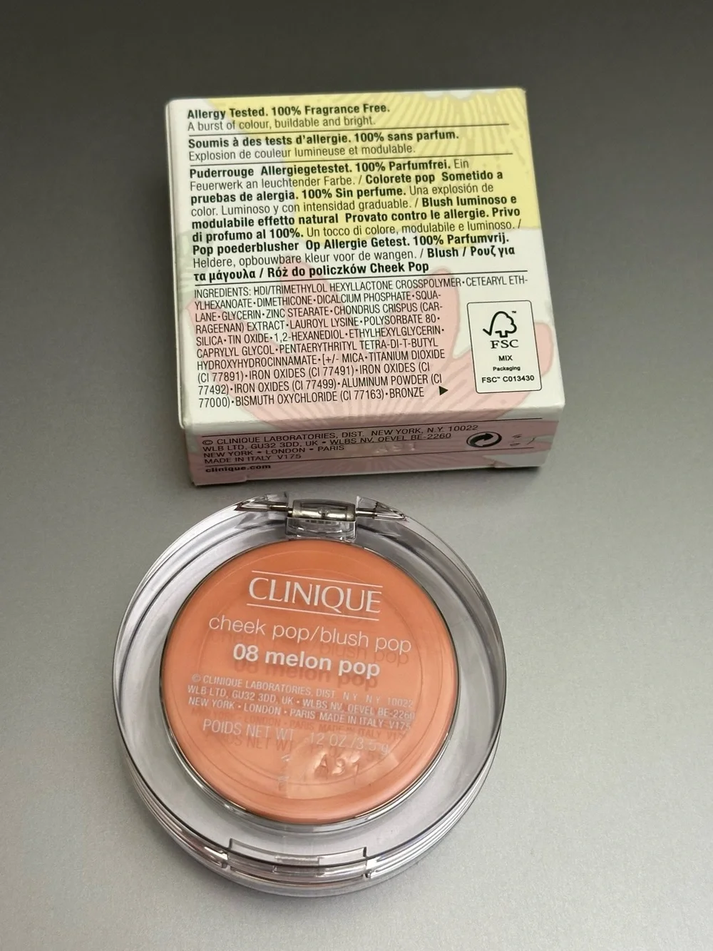 Clinique “Melon Pop” Blush